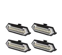 XIAOYANS Conjunto Faros Antiniebla Para Toyota Para Tacoma Para TRD Luces Parrilla Lámpara Delantera Parrilla Coche Led Blanco Ámbar Luces Diurnas Advertencia DRL(Clear Lens White)