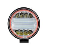XIAOYANS Juego De Faros Delanteros Lámpara Ojos Ángel Brillante Faros Delanteros Todoterreno, ATV, UTV, Tractor, Luz Inundación, Luces Coche, Focos Faro Principal(Red)