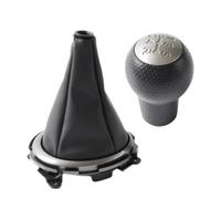 XIAOYANS Pomo Cambios Palanca Para Fit Para Jazz 2009-2015 Perilla Palanca Cambios Cubierta Bota Polaina Accesorios Coches(2pcs)