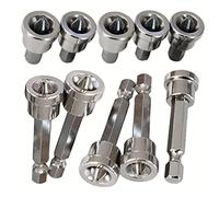 XIAOYIYI Puntas de Destornillador Magnético, 10pcs 25 mm/50 mm, con Tope de Profundidad, Juego de Puntas de Destornillador Antideslizante