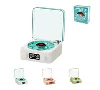 XIAOYIYI The Waves Vinyl Record Player, New Home Tape Recorder, 3-Mode Stereo Sleep Aid with 4 Natural Sounds, Portable Bluetooth Player, Suitable For Bedrooms, Offices, Parties
