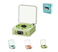XIAOYIYI The Waves Vinyl Record Player, New Home Tape Recorder, 3-Mode Stereo Sleep Aid with 4 Natural Sounds, Portable Bluetooth Player, Suitable For Bedrooms, Offices, Parties