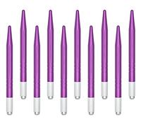 XIAOYU 10 Piezas Microblading Plumas Manuales de Cejas Tatuaje Plumas Microblading Luz Manijas para Maquillaje Ceja Tatuaje Suministros (Púrpura)