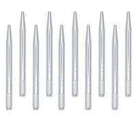 XIAOYU 10 Piezas Microblading Plumas Manuales de Cejas Tatuaje Plumas Microblading Luz Manijas para Maquillaje Ceja Tatuaje Suministros (Plata)