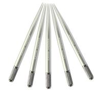 Xiaoyu 5PCS plumas de microblading plumas de cejas de tatuaje manual para maquillaje permanente suministros de tatuaje - plata