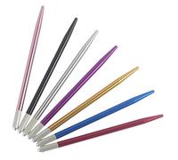 Xiaoyu 7PCS colores manual profesional niebla ceja tatuaje microblading pluma aguja titular herramienta de suministro maquillaje permanente herramienta cosmética