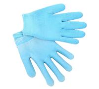 Xiaoyu gel spa guantes suavizar la piel hidratante tratamiento mano máscara guantes de cuidado - azul
