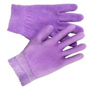 Xiaoyu gel spa guantes suavizar la piel hidratante tratamiento mano máscara guantes de cuidado - morado