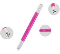 Xiaoyu manual permanente ceja tatuaje cabeza doble pluma, maquina de maquillaje microblading maquillaje maquillaje ceja, rosa