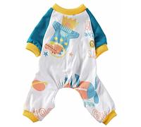 XIAOYU Pijama para perro, lindo patrón de astronauta, overol suave para mascotas, ropa para perros y gatos pequeños, talla XL