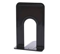 Xiaoyu sujetalibros de Metal, apoyos para Sujetadores Antideslizantes, sujetalibros estándar para estantes, Mesa, Oficina y hogar, 6.30 x 5.04 x 7.48 Pulgadas, Negro