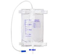 Xiaozhifu Bolsa de Drenaje de, 5 Piezas Bolsa de Orina 750 ML, Bolsas de Drenaje de Orina con PelíCula Antirreflujo, Bolsa de Recogida de Orina con VáLvula Drenaje en T, Drenaje Y Correas de Tela