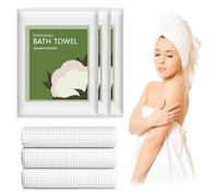 XIAOZHIFU Pack de 10 toallas de ducha desechables tamaño familiar 70 x 140 cm, tela no tejida, portátil, para toallas de ducha, senderismo, camping, mochila, ciclismo, viaje por carretera