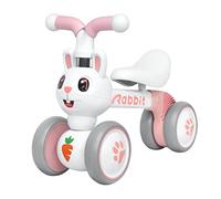 XIAPIA Bicicleta sin Pedales Niños 1 2 3 Años, Bici Equilibrio Bebé 10-36 Meses,Juguete para Montar Bebes 1 Año, Bicicletas Infantiles de Animal, Regalos Niños Niñas para 1er Cumpleaños Navidad