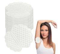 XIAQICA 100 Pcs Almohadillas Sudor Axilas Parches Sudor Axilas No Visibles Protector de Sudor Axilas Cómodas Parches Axilas Almohadillas de sudoración para unisexo Absorbe el Sudor y los Olores