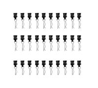 XIAQICA 30 Piezas RC Cuerpo Clips Acero Inoxidable R Type Pin Negro R Tipo Clip del Coche RC Body Split Pin Clips para 1/18 1/16 Remote Control Car Shell Spare Part