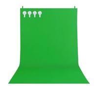 XIAQICA Fondo Fotografia Verde 2 x 3 M Fondo Fotográfico Pantalla Verde Plegable Portátil Telón de Fondo de Poliéster Chroma Pantalla para Estudio Fotográfico para Vídeo Youtube Reuniones en Línea