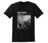 XIASHUN Alan Jackson Where Have You Gone - Camiseta unisex de manga corta para hombre, color negro, Negro, XXL
