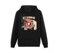 XIASHUN Alter Bridge The Last Hero Album Cover Rock Hoody Unisex Long Sleeve Hooded with Pocket Black XL
