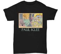 XIASHUN Asian Entertainers by Paul Klee Crew Neck Unisex Short Sleeve T-Shirt XXL