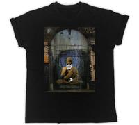 XIASHUN Bansky Buddha Yoga Crew Neck Unisex Short Sleeve T-Shirt XL