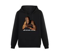 XIASHUN Bill Cosby Funny Gift Fan All Eyez On Me Hoody Unisex Long Sleeve Hooded with Pocket Black XXXL