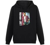XIASHUN District of The Concert Luke Bryan Hoody Unisex Ptinted Hoodies Long Sleeve Men's Hooded with Pocket Black XXL