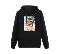 XIASHUN Fear and Loathing In Las Vegas Hoody Unisex Ptinted Hoodies Long Sleeve Men's Hooded with Pocket Black XXXL