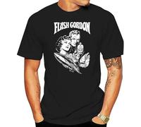 XIASHUN Flash Gordon Group Spaceship Adult Crew Neck Unisex Short Sleeve T-Shirt XL