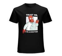 XIASHUN Funny Doctor Zoidberg Who Unique Trust Me I'm A Doctor Cthulhu Tees Crew Neck Unisex Short Sleeve T-Shirt XXXL