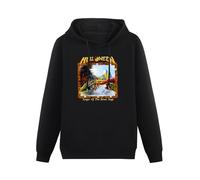 XIASHUN Helloween Keeper of The Seven Keys Part II Heavy Metal Kiske Hoody Unisex Long Sleeve Hooded with Pocket Black L