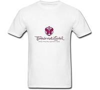 XIASHUN Ideas Tomorrowland Music Festival - Camisetas para hombre, color blanco, blanco, L