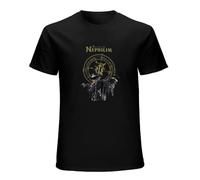 XIASHUN Teeing Fields of The Nephilim 9 Shirt Crew Neck Unisex Short Sleeve T-Shirt M