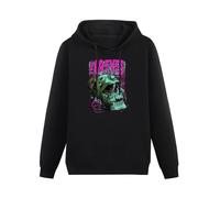 XIASHUN The 69 Eyes Classic Music Hoody Unisex Ptinted Hoodies Long Sleeve Men's Hooded with Pocket Black XXXL