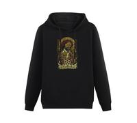 XIASHUN Thy Art Is Murder Evil Pope Hoody Unisex Ptinted Hoodies Long Sleeve Men's Hooded with Pocket Black M