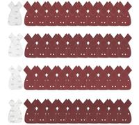XIATIAN 40 Hojas de Lija Mouse, Papel de Lija Triangular, 4 Agujeros, Lijas para Lijadora 40/60/80/120 Granos para Black and Decker Lijadora Pulido/Eliminación de Oxido