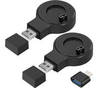 Xiatiaosann Base de carga para Garmin Vivoactive 3/4S, Instinct, Fenix 5S/7S/7X/6S/6X/6 pro, Forerunner 245/945/255/955, Approach S10/S40/S60, Venu 2 Plus/ 2S, soporte de carga portátil, 2 piezas
