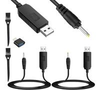 Xiatiaosann Cable de carga USB para Braun afeitadoras de barba MGK3010, MGK3220, MGK3221, MGK3321, modelos 5513 y 5516 Cargador de repuesto para afeitadora eléctrica