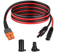 Xiatiaosann Cable XT60i a Solar, Adaptador de Panel Solar de 10 AWG a Conector XT60i, Cable de extensión Hembra XT60i para generador Solar de estación de energía portátil, Paneles solares(0.6m)