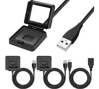 Xiatiaosann Cargador para Fitbit Blaze, Cable de carga de repuesto Adaptador de base Cable USB para Smart Fitness Watch, 3.3ft/1m, 2 PCS