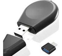 Xiatiaosann Cargador para Samsung Galaxy Watch 6/6 Classic/5/5 Pro/4/4 Classic/3/Active 2/Active, base de soporte portátil de repuesto de carga USB, accesorios para reloj, con adaptador USB a USB C