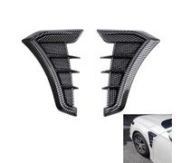 Xiazhi 2 Piezas Coche Rejillas Aire Laterales para BMW X6 M-Paket F16 AB Bj.2014-2019, Pegatinas Guardabarros Deportivas Decoración Capó Exterior Tuning,Carbon