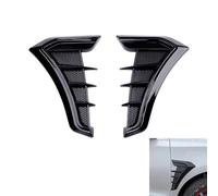 Xiazhi 2 Piezas Coche Rejillas Aire Laterales para Mini Countryman Cooper SE ALL4 Plug-in Hybrid 2017-2023, Pegatinas Guardabarros Deportivas Decoración Capó Exterior Tuning,Black