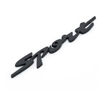 Xiazhi Emblema Coche para FIAT, Pegatina Carrocería Deportivo Tuning para Decoración Exterior Accesorios,Black