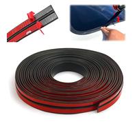 Xiazhi Junta Parabrisas para Opel Astra Sportstourer | Typ L | Bj. AB 2022, Tira Sellado Coche 4m Protectora Flexible Perfil Goma Bordes