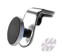 Xiazhi Soporte Magnetico Movil Coche para Skoda Superb Combi Facelift 3V AB Bj.2019, Ajustable Giratorio 360° Portátil Soporte Móvil Coche para Rejilla del Aire Car Phone Holder,Silver