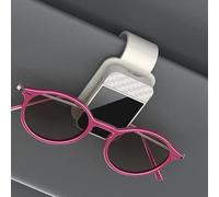 Xiazhi Soporte para Gafas de Sol para Coche para Ford Kuga 3 (III) Zetec, Titanium I 2019-2024, Clip Gafas de Sol Coche Sujetagafas Magnético Pinza Gafas en Parasol,Beige