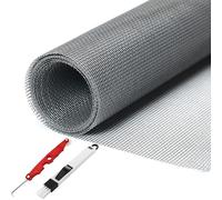 XiaZhiZhen Mosquitera por metros, 250 x 120 cm, mosquitera para ventana, protección contra insectos, cortable, resistente a roturas y duradera (gris)