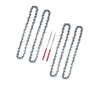 XiBany 4/6 Uds. Mini cadena de motosierra de acero de 6 pulgadas Cadena de sierra eléctrica de 1/4 pulgadas; Cadena de sierra de 36 eslabones con paso de calibre 0,043 pulgadas y limas (Color : A, S