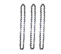 XiBany Cadena de sierra eléctrica de 8 pulgadas, Mini cadena de motosierra de acero de 1/4 de pulgada; Paso: cadena de sierra de 45 eslabones, calibre de 0,043 pulgadas, guía de cadena de 8 pulgadas (